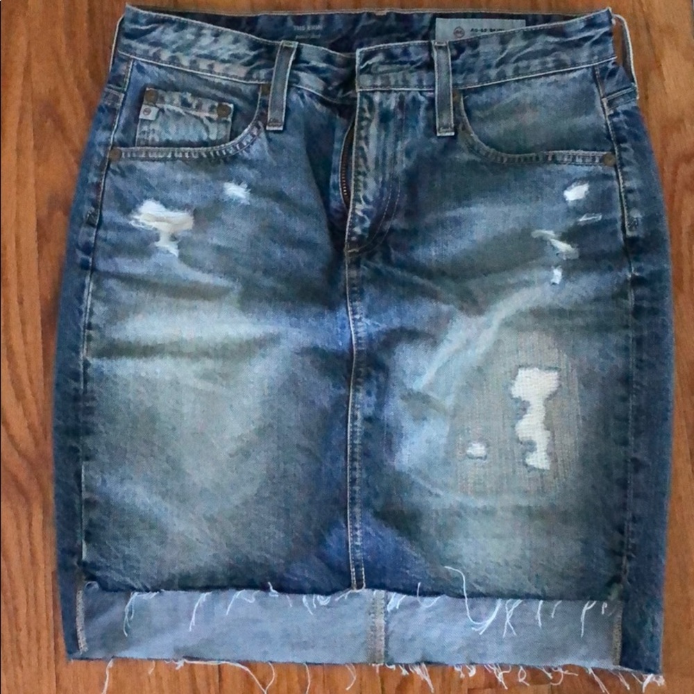 AG denim. The Erin Pencil skirt.